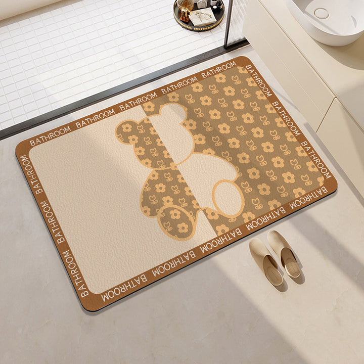 Decorative Cartoon Welcome Mat Bowlift