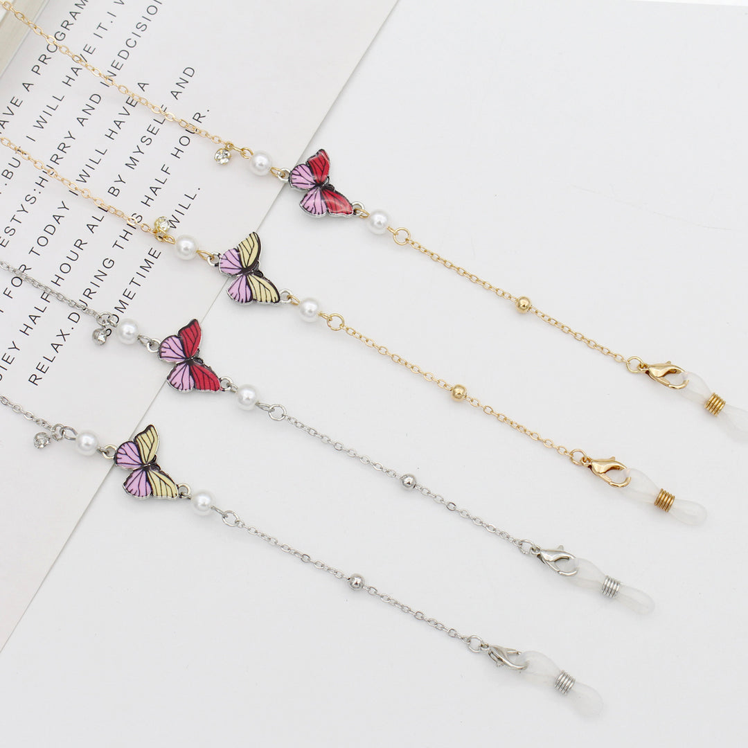 Enchanting Butterfly Eyewear Chain Holder Bowlift