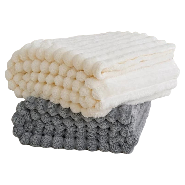 Women high-quality cuddle blanket with 3D structure Bowlift