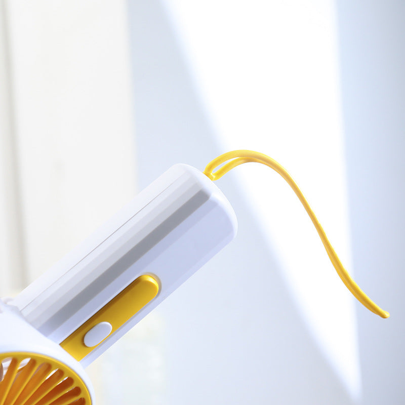 Ladies Portable Hand Fan with USB Charging Function and Ergonomic Design Bowlift
