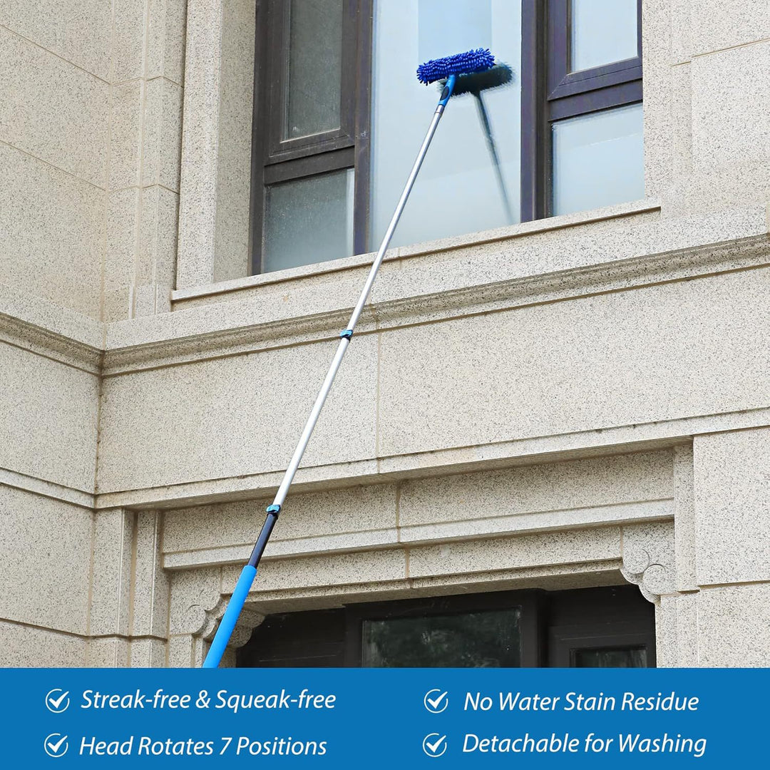 High-Performance Cleaning Kit with Adjustable Pole Bowlift