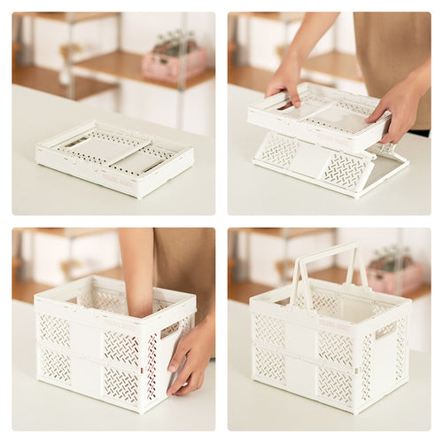 Versatile Collapsible Storage Basket Bowlift