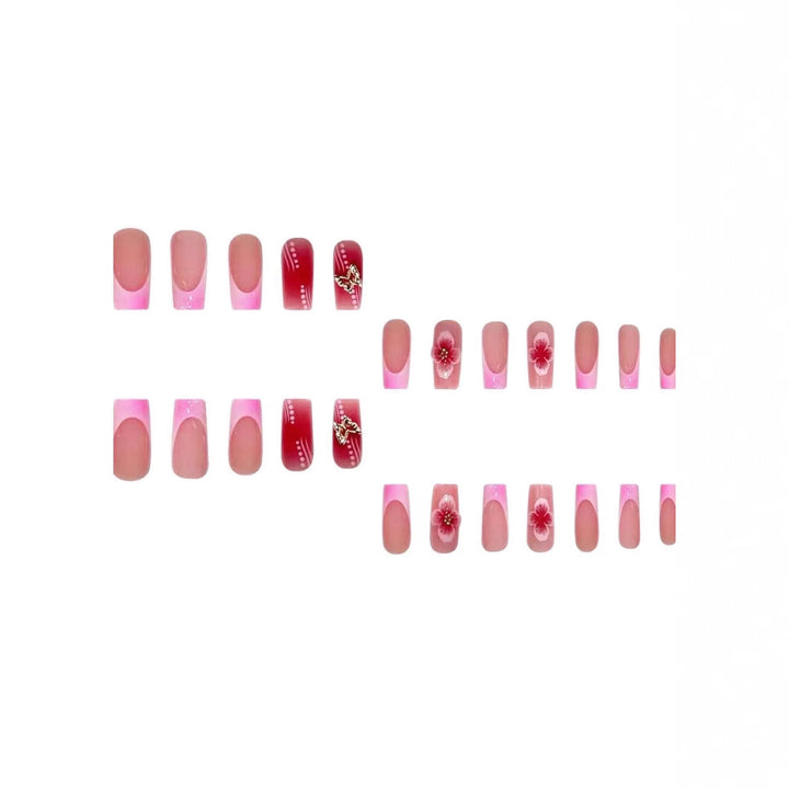 Artistic Floral Nail Enhancements Bowlift 1787977694