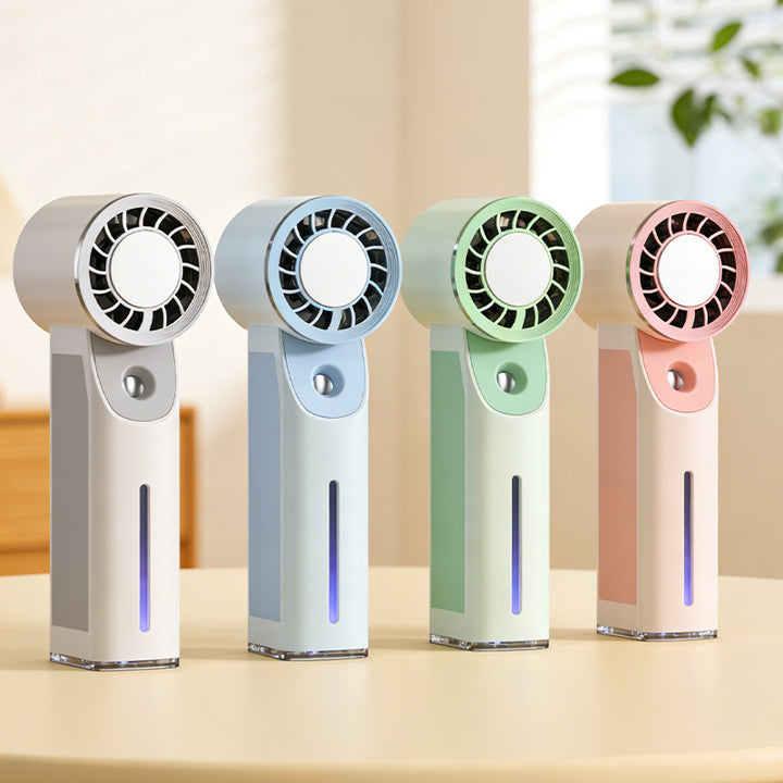 Women's Portable Battery Handheld Fan with Variable Speed Control Bowlift