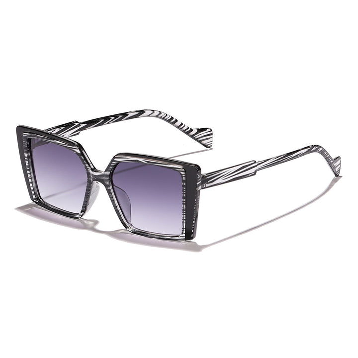 Women elegant square sunglasses with mirrored lenses Bowlift