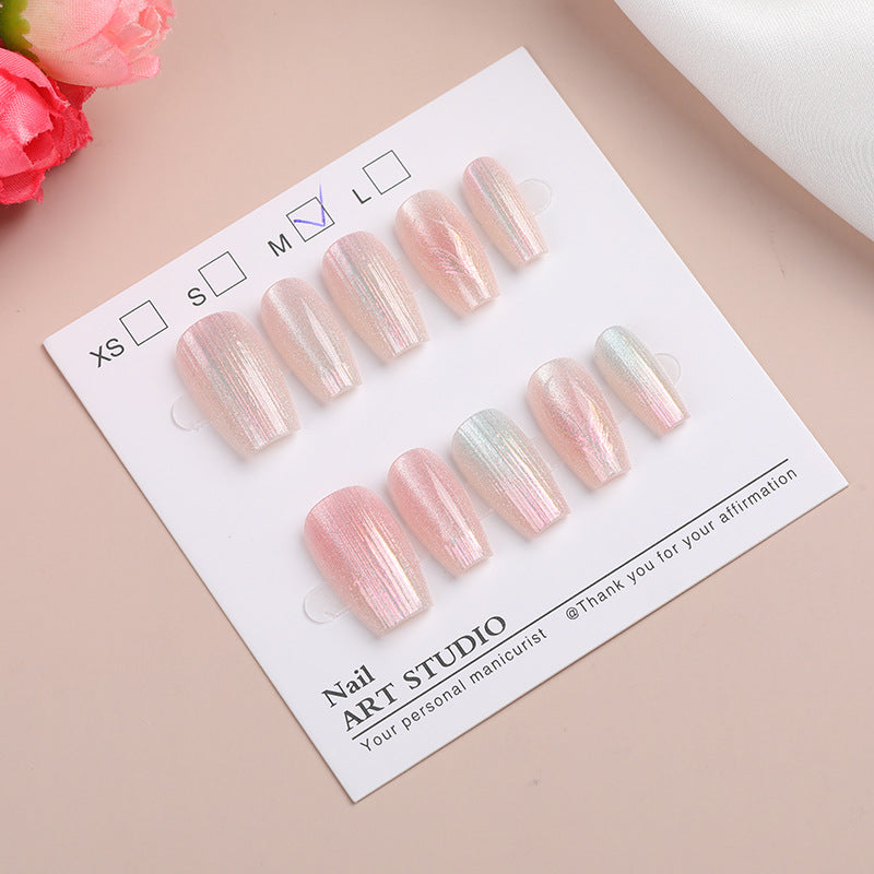 Shimmering Glitter Press-On Nail Set Bowlift