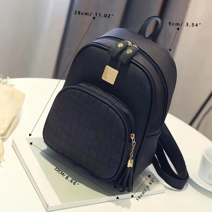 Fashionable backpack with structured material Bowlift
