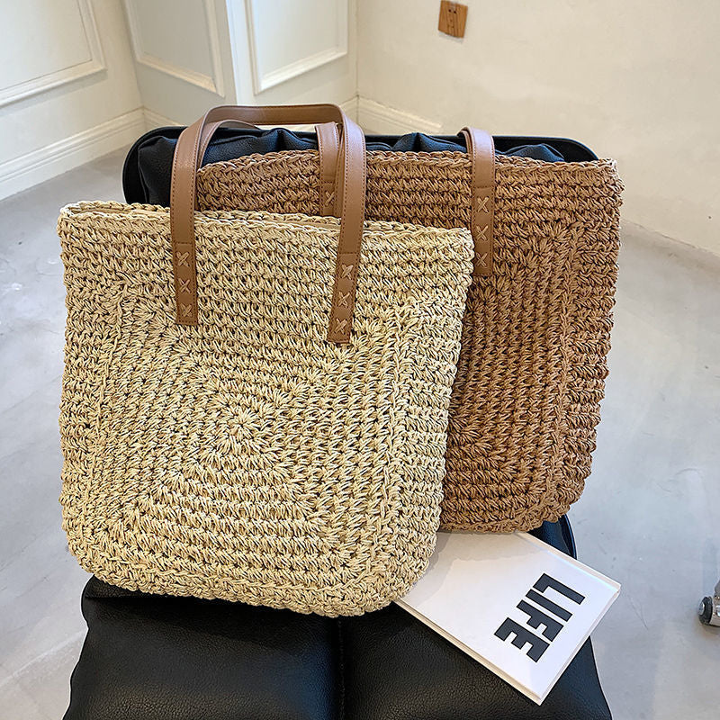 Handmade wicker tote bag Bowlift