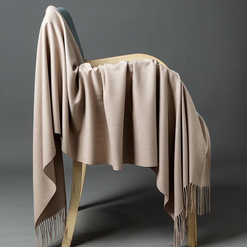 Luxurious Cashmere-Blend Throw Blanket
