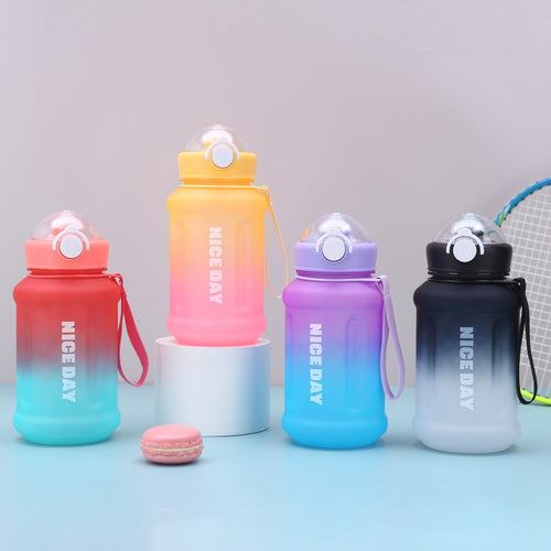 Women's multifunctional sports water bottle with ergonomic grip and practical leak protection Bowlift