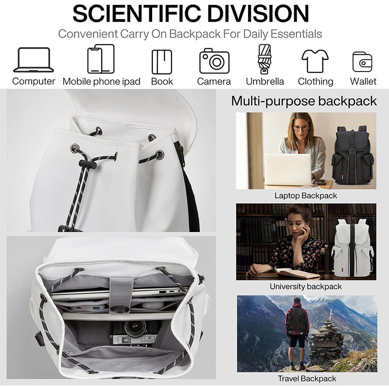 Urban Backpack with Multifunctional Pockets Bowlift
