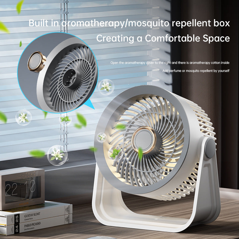 Unisex Compact High-Velocity Desktop Fan Bowlift
