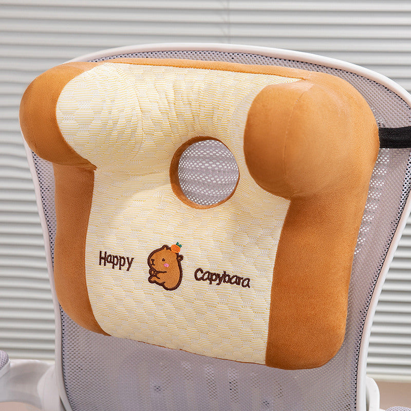 Ergonomic neck support pillow with cute motif Bowlift