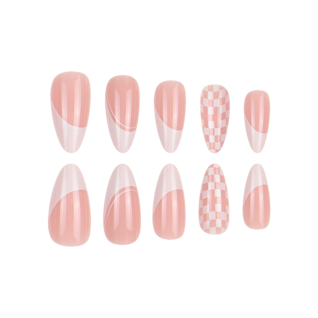 Elegant Stiletto Press-On Nail Extensions Bowlift