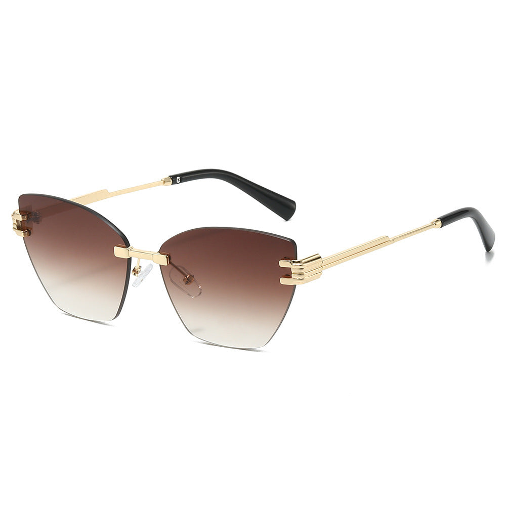 High-Fashion Gradient Shield Sunglasses Bowlift