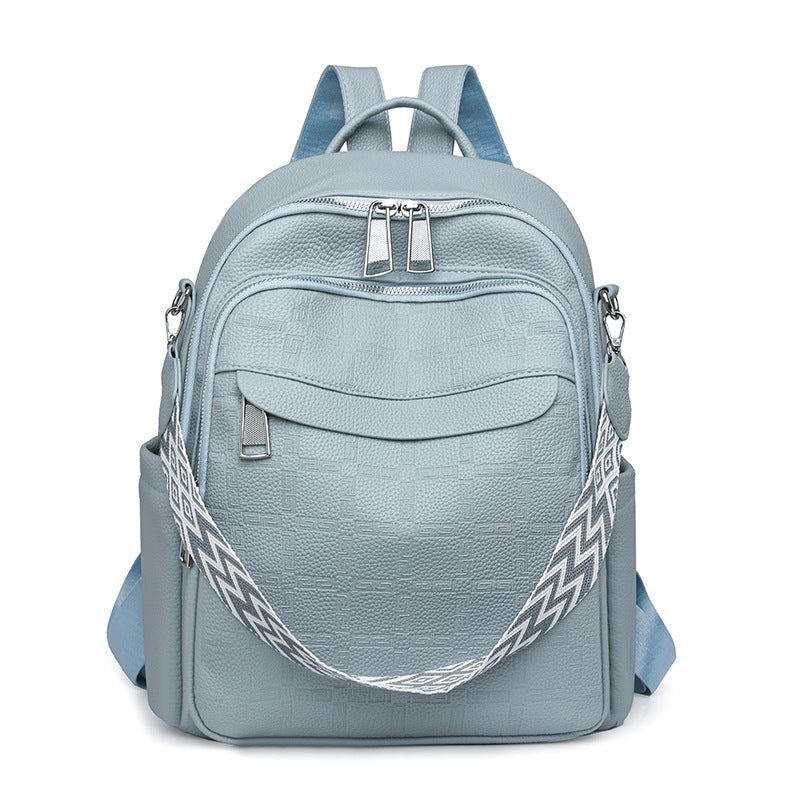 Versatile Textured Backpack with Multiple Compartts Bowlift
