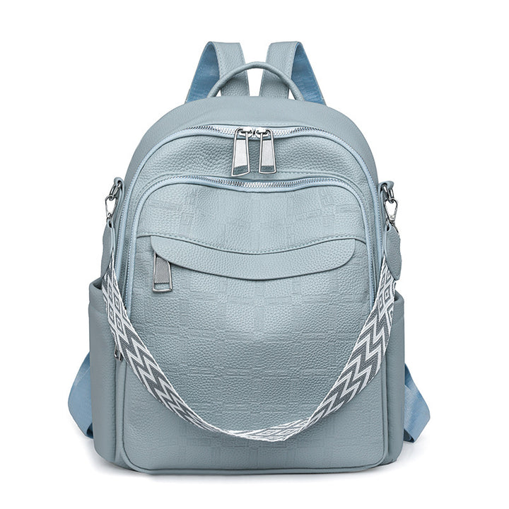 Versatile Textured Backpack with Multiple Compartts Bowlift