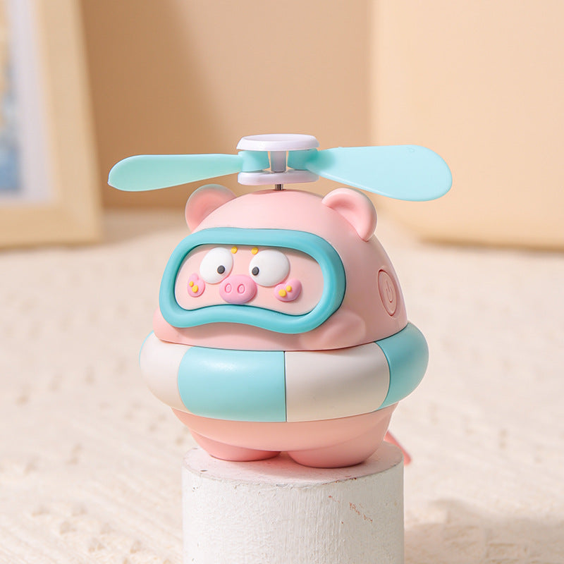 Unisex Portable Mini Fan in Fun Panda Design Bowlift