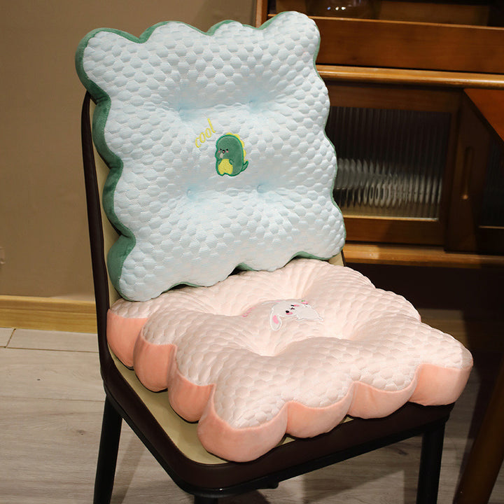 Plush seat cushion with funny animal motif Bowlift