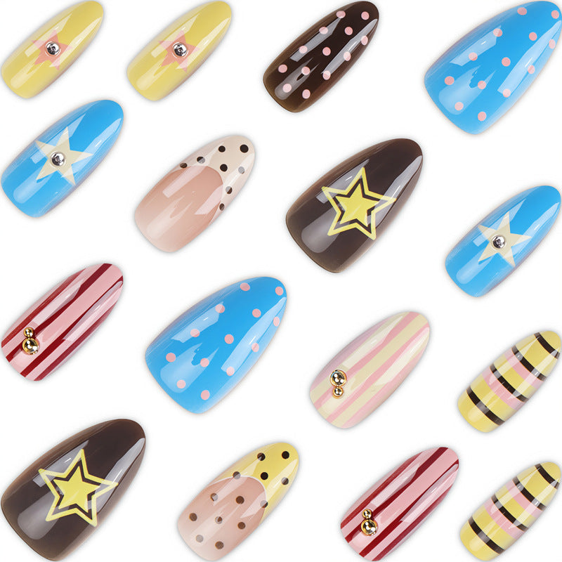 Creative Themed Press-On Nails Bowlift