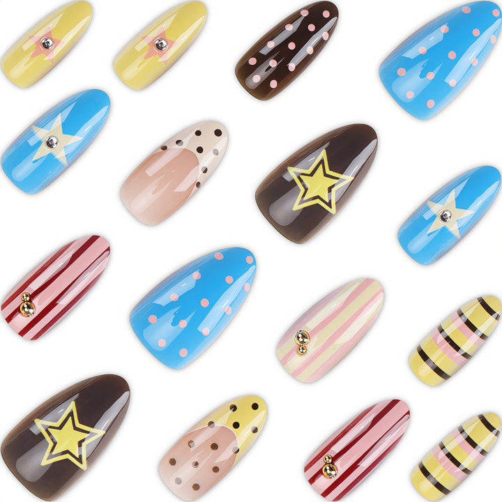 Creative Themed Press-On Nails Bowlift
