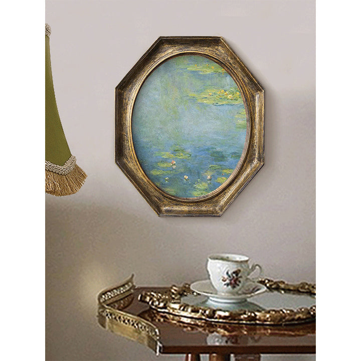 Vintage-inspired Floral Mounted Wall Art