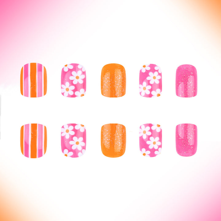Vibrant Floral Nail Art Kit Bowlift