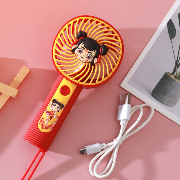 Ladies portable hand fan in playful design Bowlift