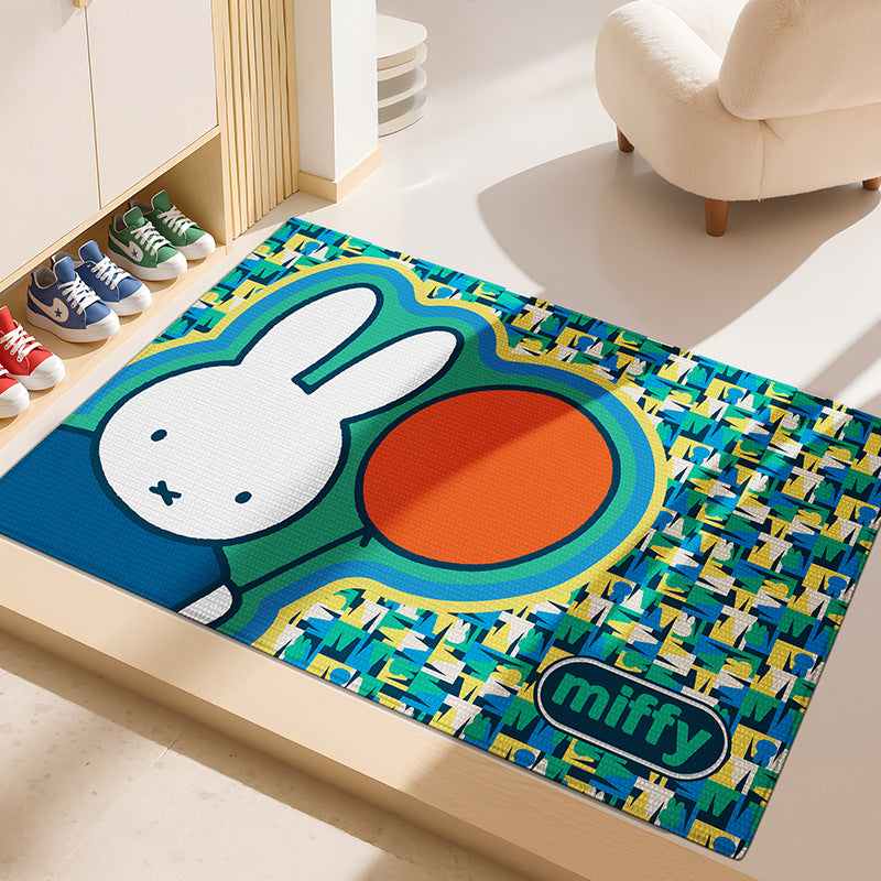 Playful Cartoon-Themed Area Rug Bowlift