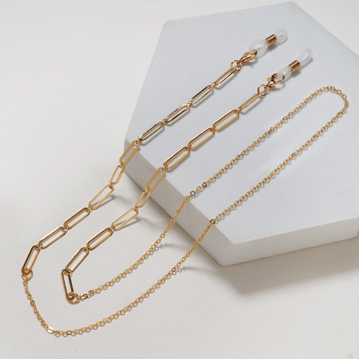 Trendy Geometric Eyewear Chain Bowlift