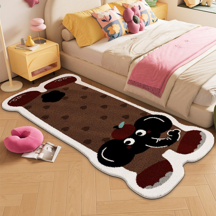 Cute Animal-Themed Plush Area Rug