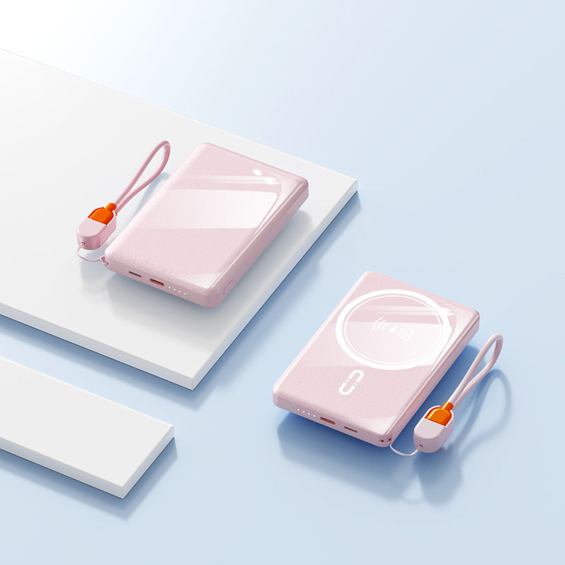 Portable power bank with wireless charging option and high-speed technology Bowlift