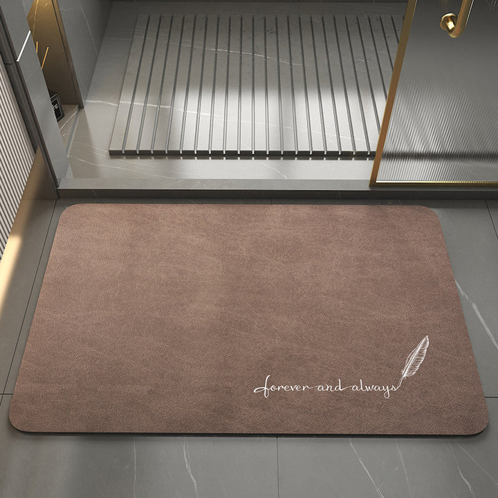 Soft Microfiber Bathroom Mat Bowlift