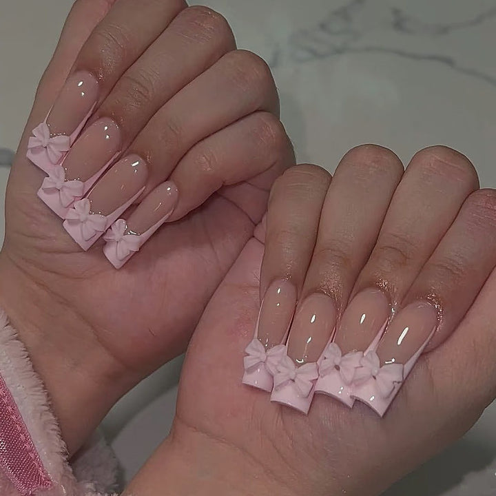 Creative Nail Art Set with Bow Decorations Bowlift