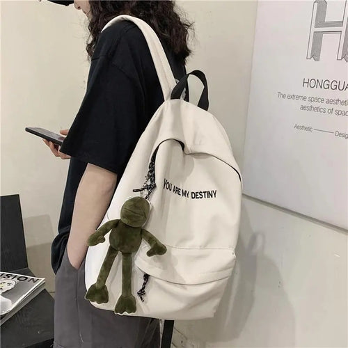 Trend backpack with playful charms Bowlift