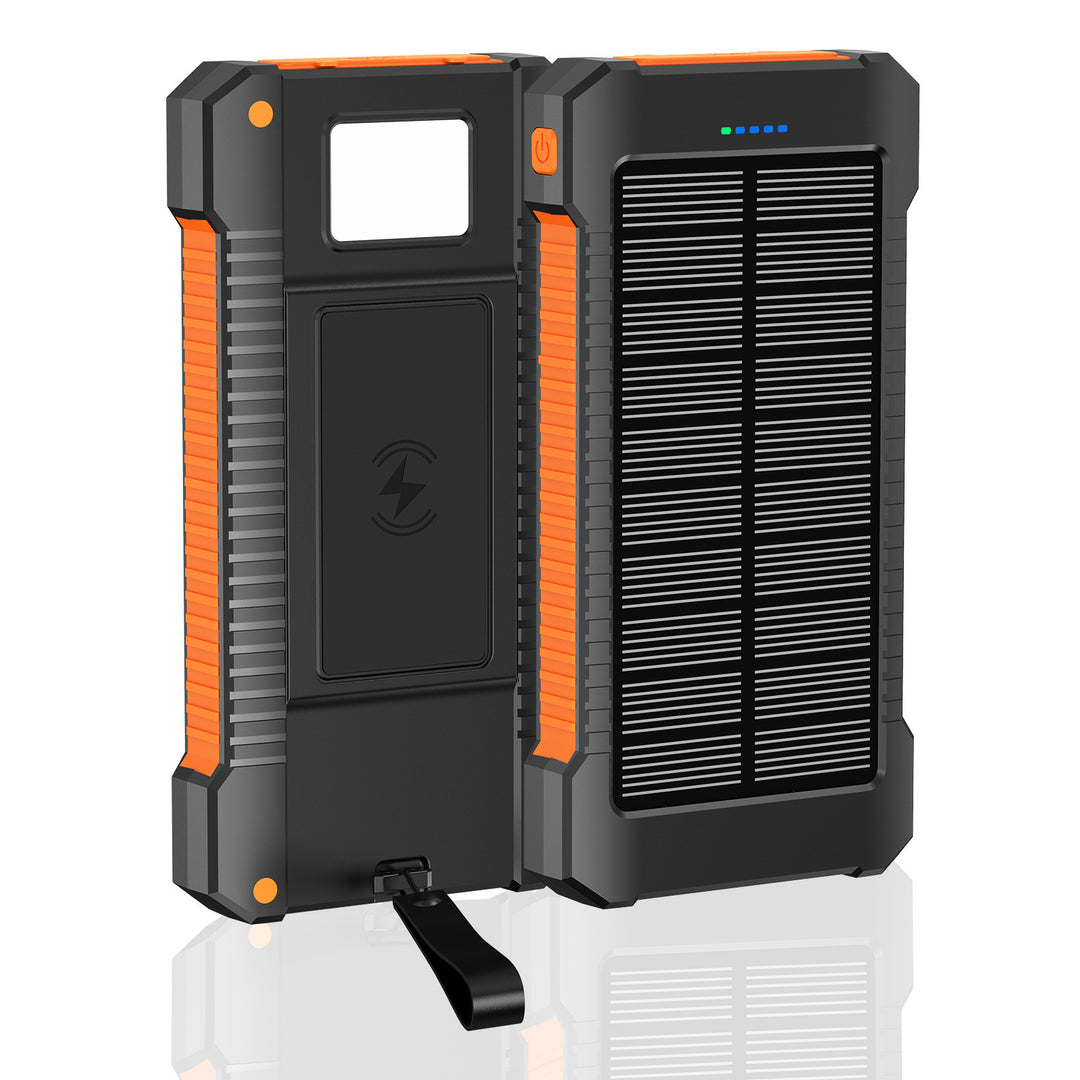 Solar Powerbank with Integrated LED Light and Compass Bowlift