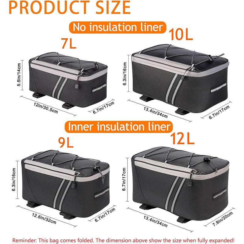 Bike bag with insulated function and elastic fastening system Bowlift