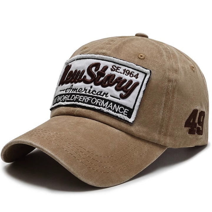 Men's Vintage-Inspired Embroidered Casual Cap Bowlift