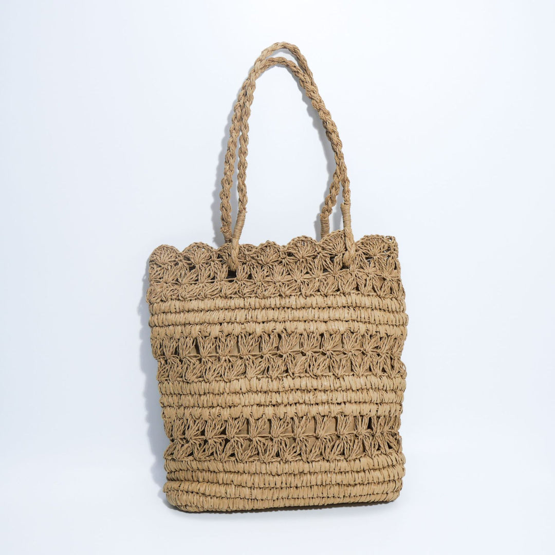 Braided beach bag with unique design Bowlift