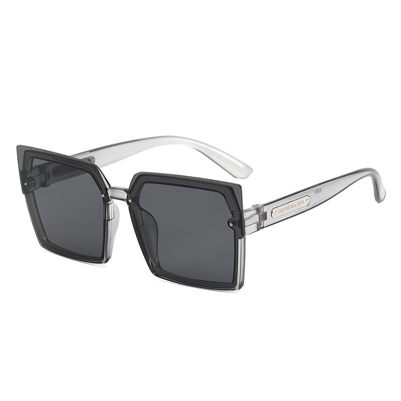Women's Fashion Square Sunglasses with Stylish Two-Tone Frame Bowlift