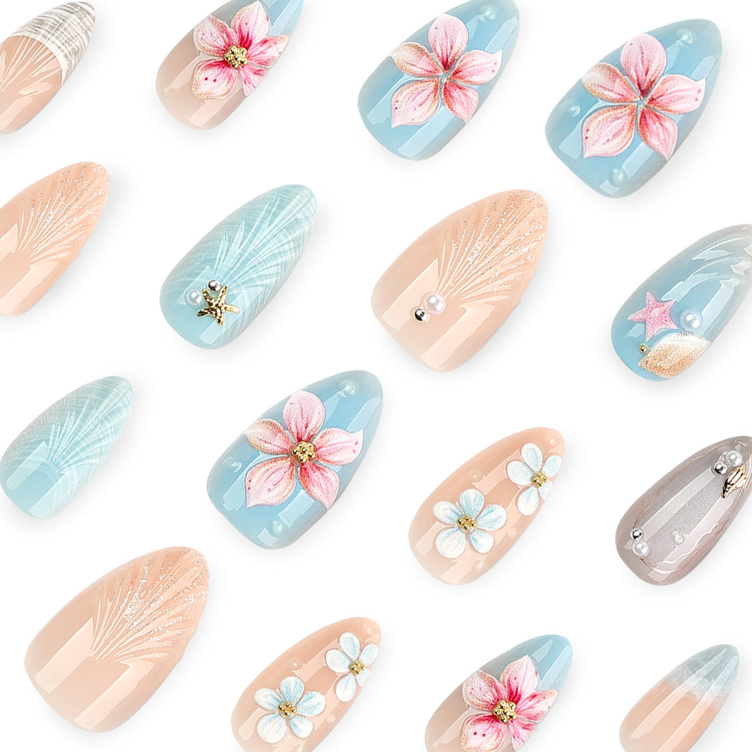 Artful nail art with maritime motifs Bowlift