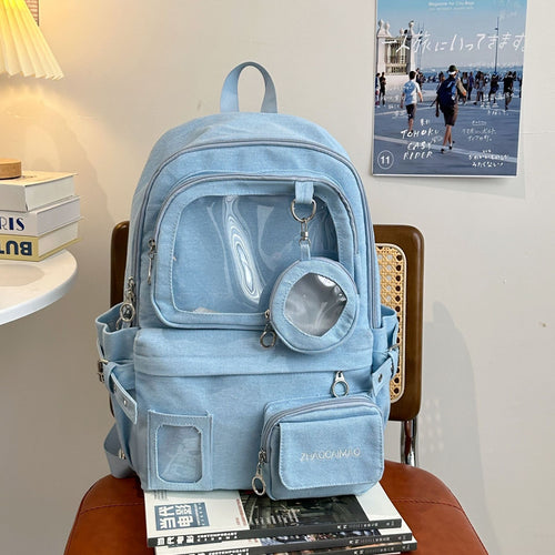 Stylish Multi-Functional Transparent Backpack