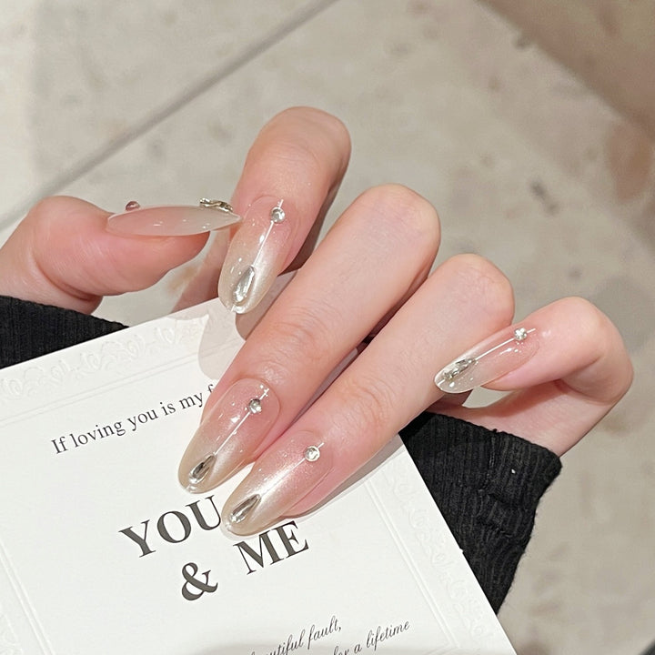 Decorative Press-On Nail Design Set Bowlift