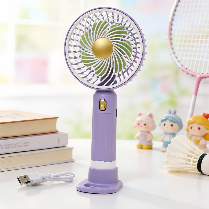 Portable hand air fan with multiple speed control Bowlift