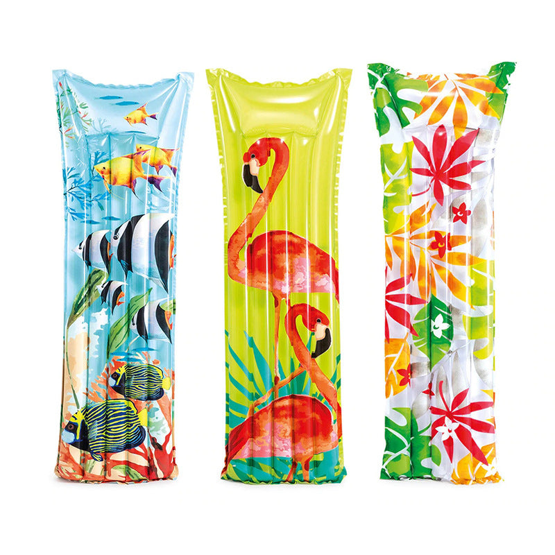Ladies Inflatable Lounge with Tropical Pattern Bowlift