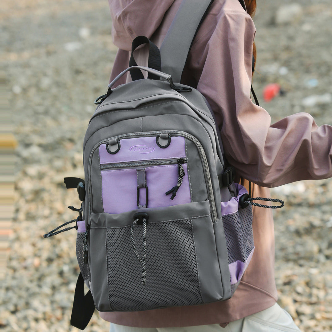 Multifunctional backpack with ergonomic shoulder straps and robust protection Bowlift