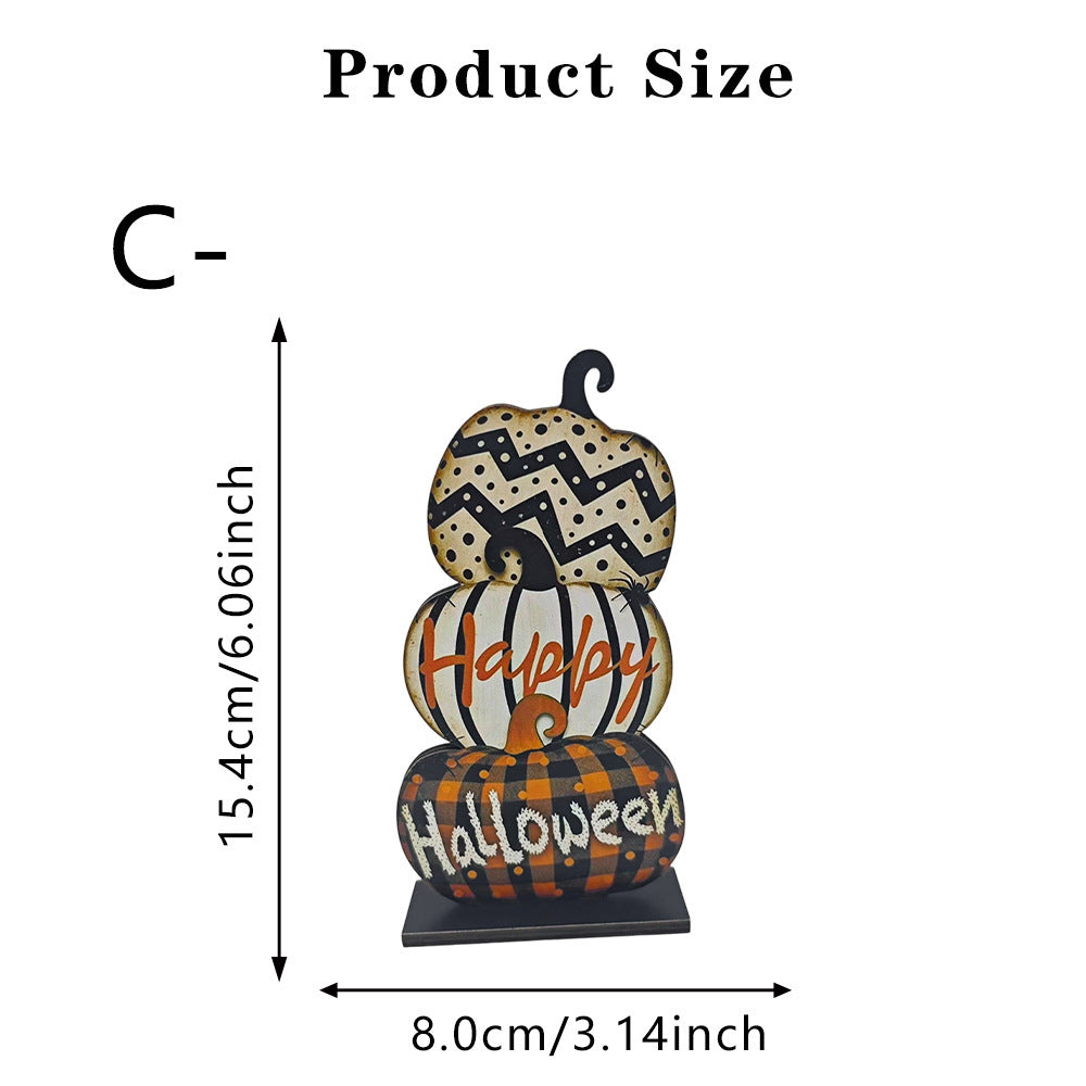 Halloween decoration figure with stacked pumpkins Bowlift