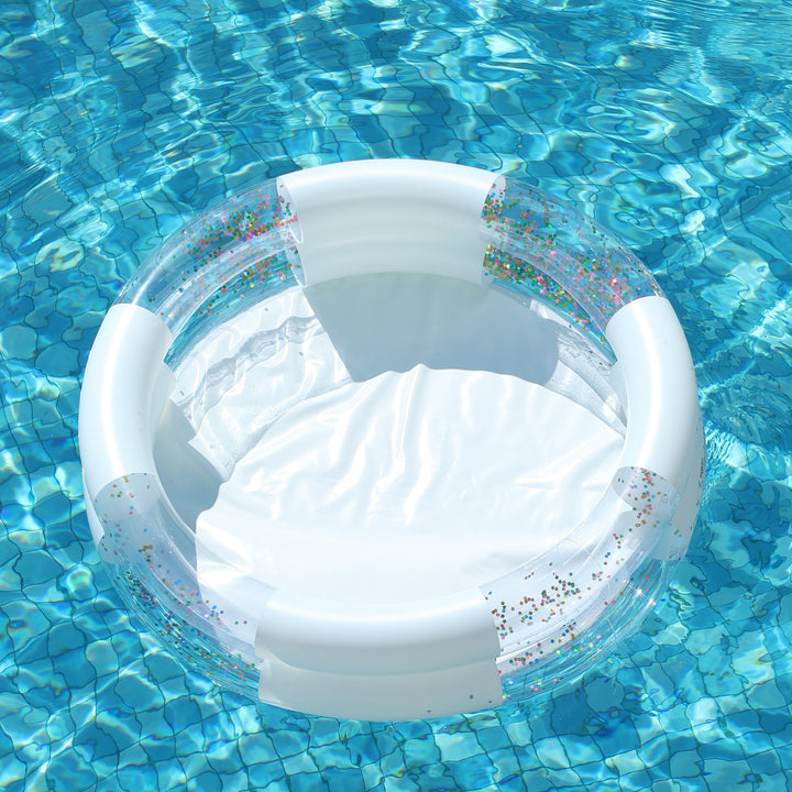 Mermaid-Themed Inflatable Pool Ring Bowlift