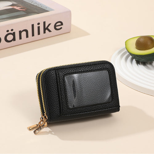 Compact Multi-Pocket Zippered Wallet Bowlift