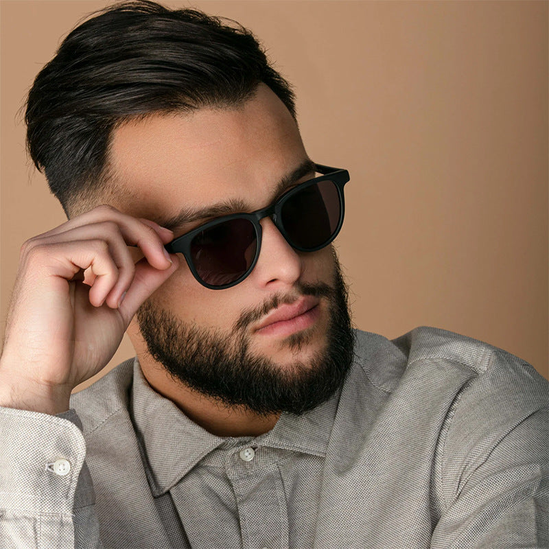 Men's Sleek Minimalist Square Frame Sunglasses Bowlift